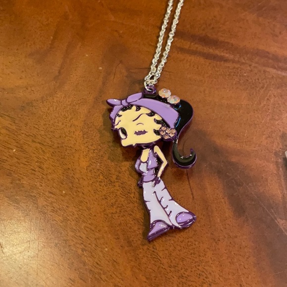 Betty Boop rare collectors movable bobble head all body necklace - Picture 1 of 5